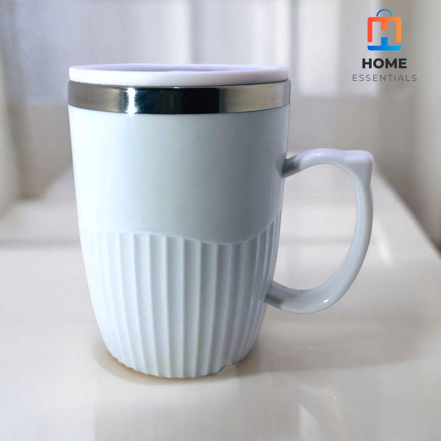 High-End Insulated Coffee Mug - White
