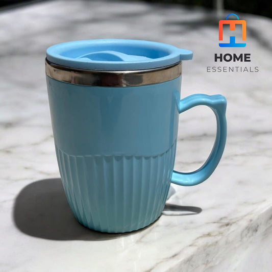 High-End Insulated Coffee Mug - Blue