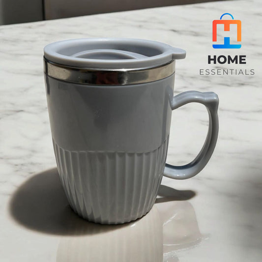High-End Insulated Coffee Mug - Dark Grey