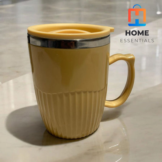 High-End Insulated Coffee Mug - Yellow