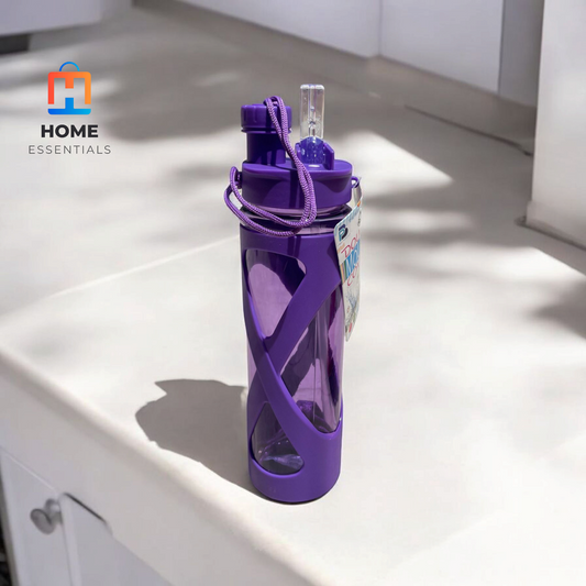Crystal Water Bottle - Purple